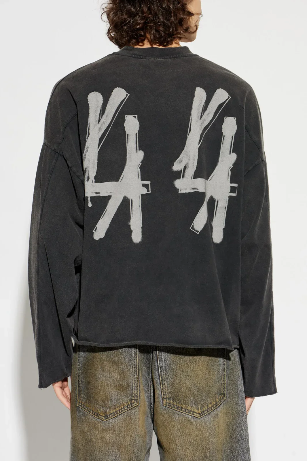 44 Label Group Graffiti Dirty Tee - Black - Image 2