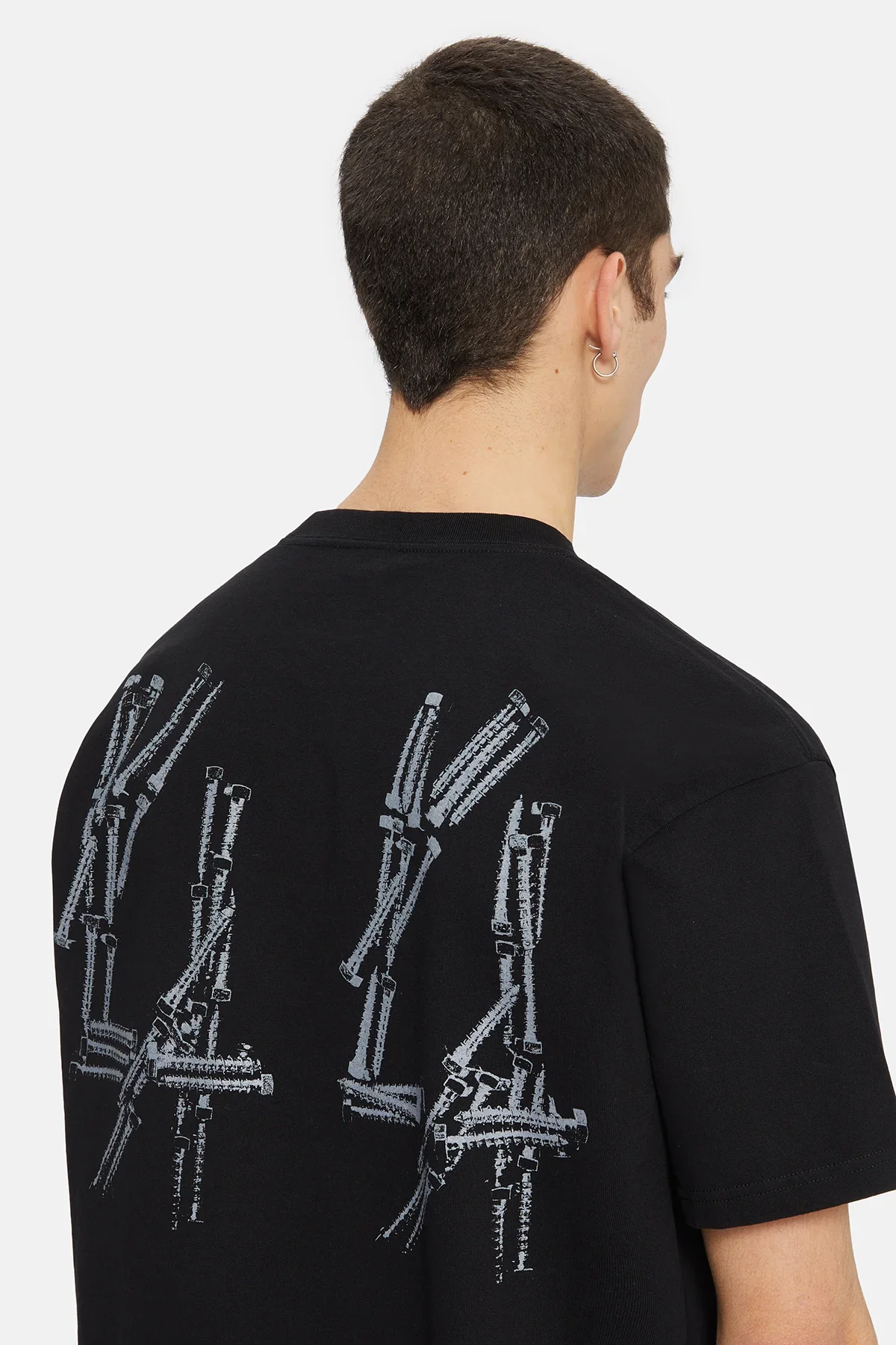 44 Label Group Screws Tee - Black - Image 3