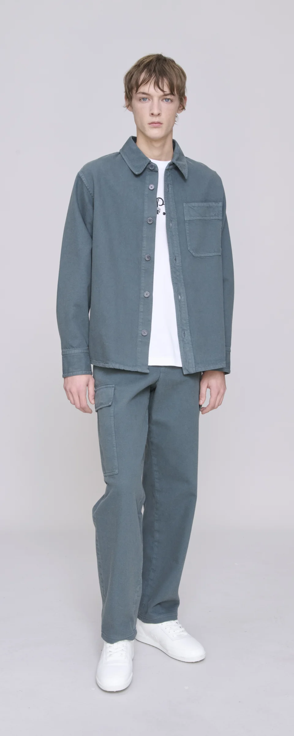 A.P.C. Basil Overshirt - Grey - Image 3