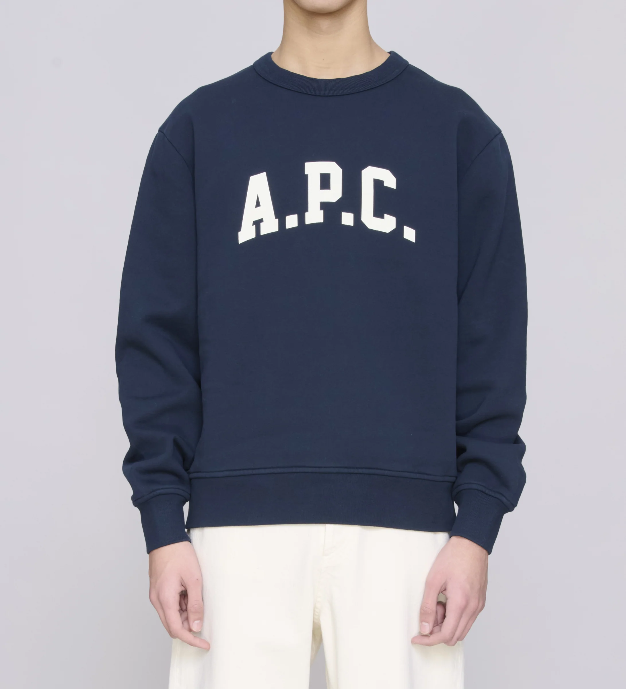 A.P.C. HARRIS Crewneck - Navy - Image 3