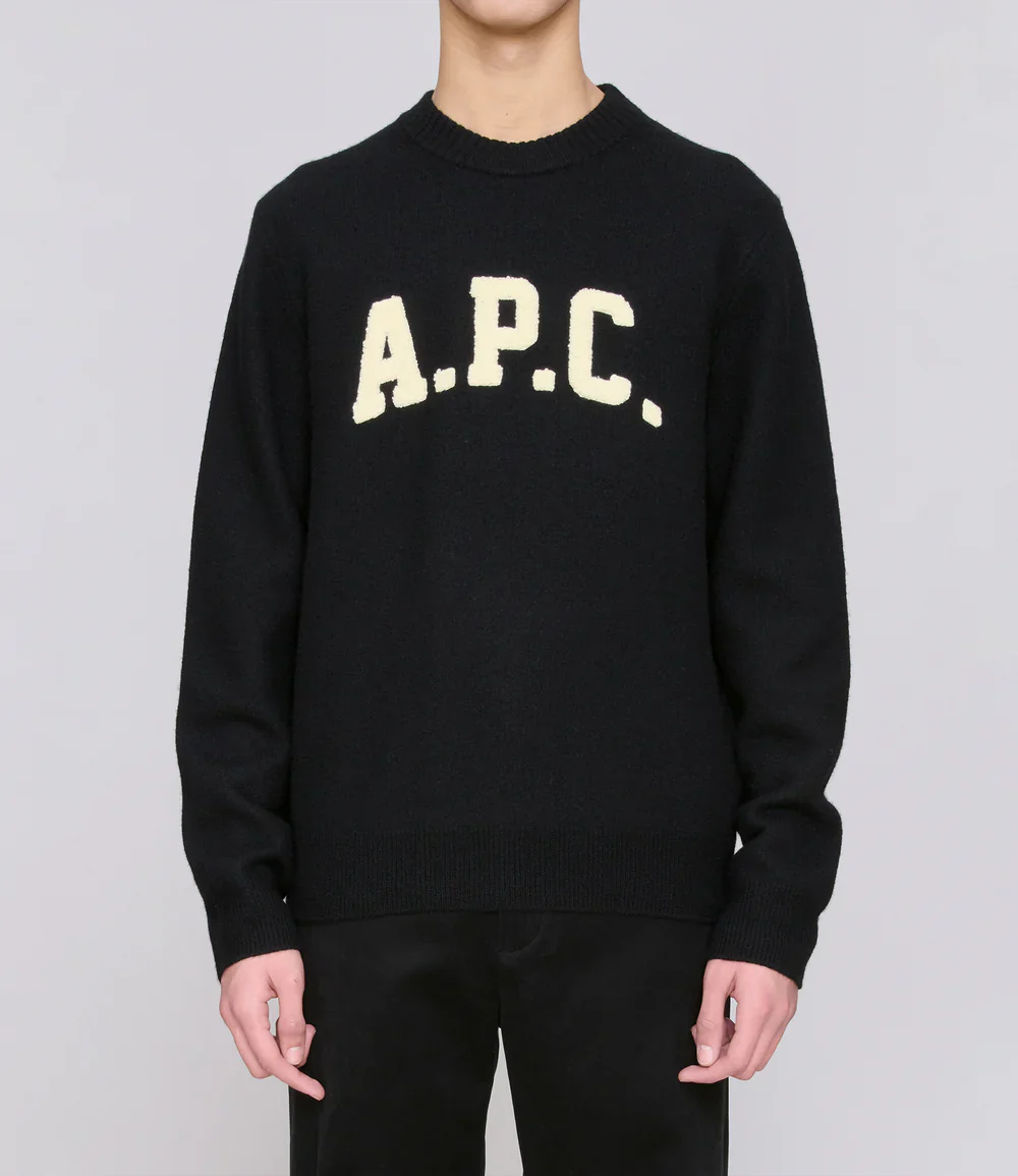 A.P.C. Jay Pullover Sweater - Black - Image 3