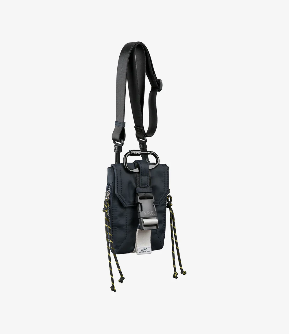 A.P.C. Trek Crossbody Pouch Bag - Navy - Image 2