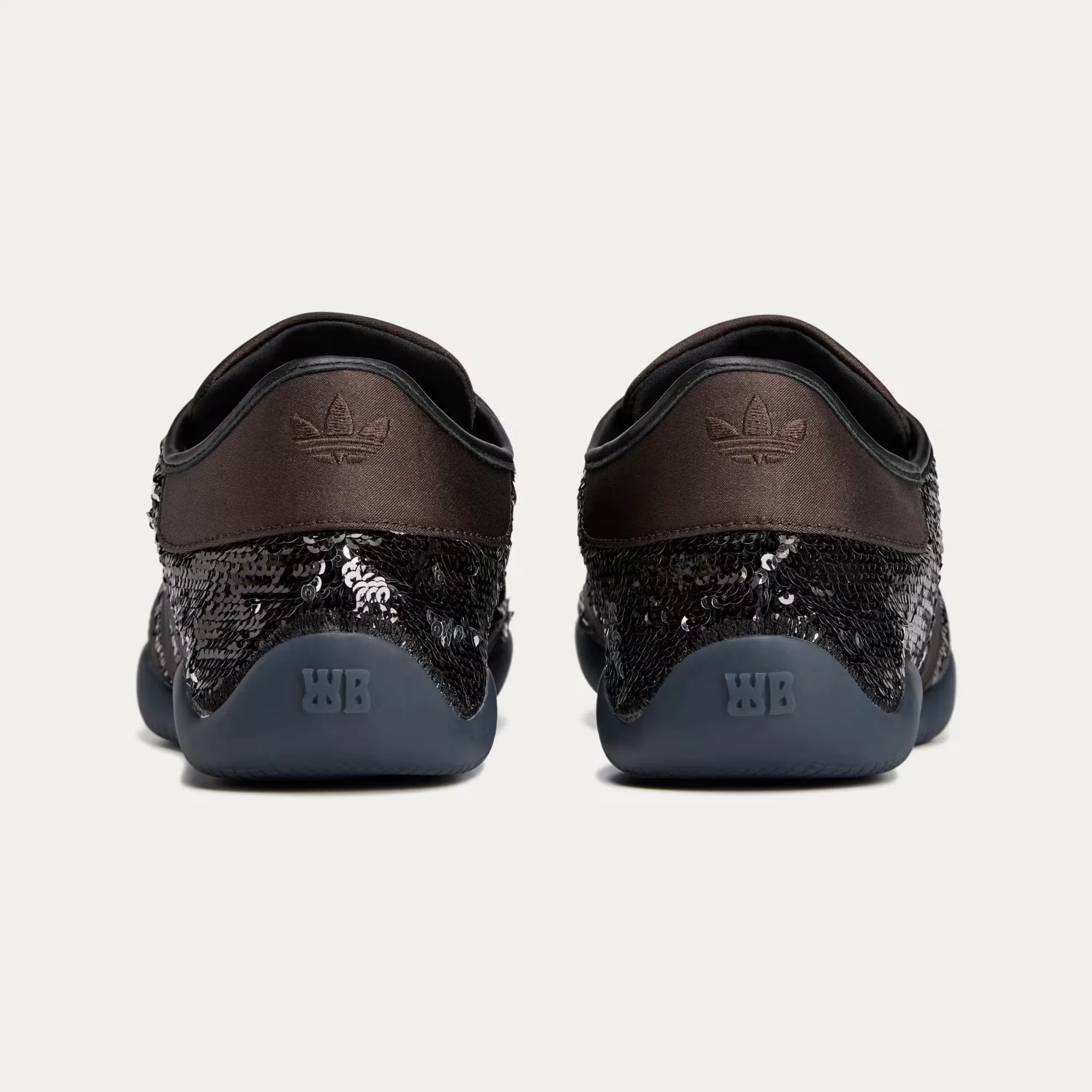 Adidas x Wales Bonner Karintha Lo Sequin Sneakers - Black/Brown - Image 5