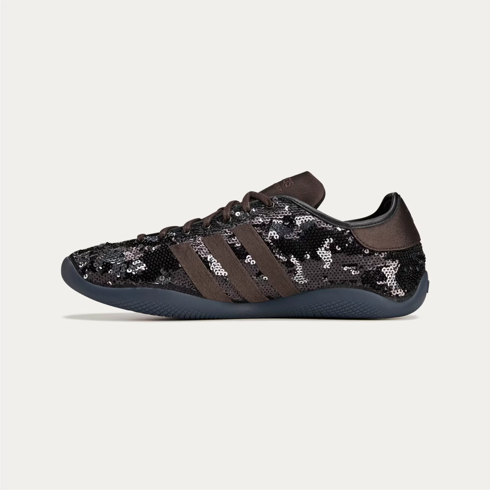 Adidas x Wales Bonner Karintha Lo Sequin Sneakers - Black/Brown - Image 6