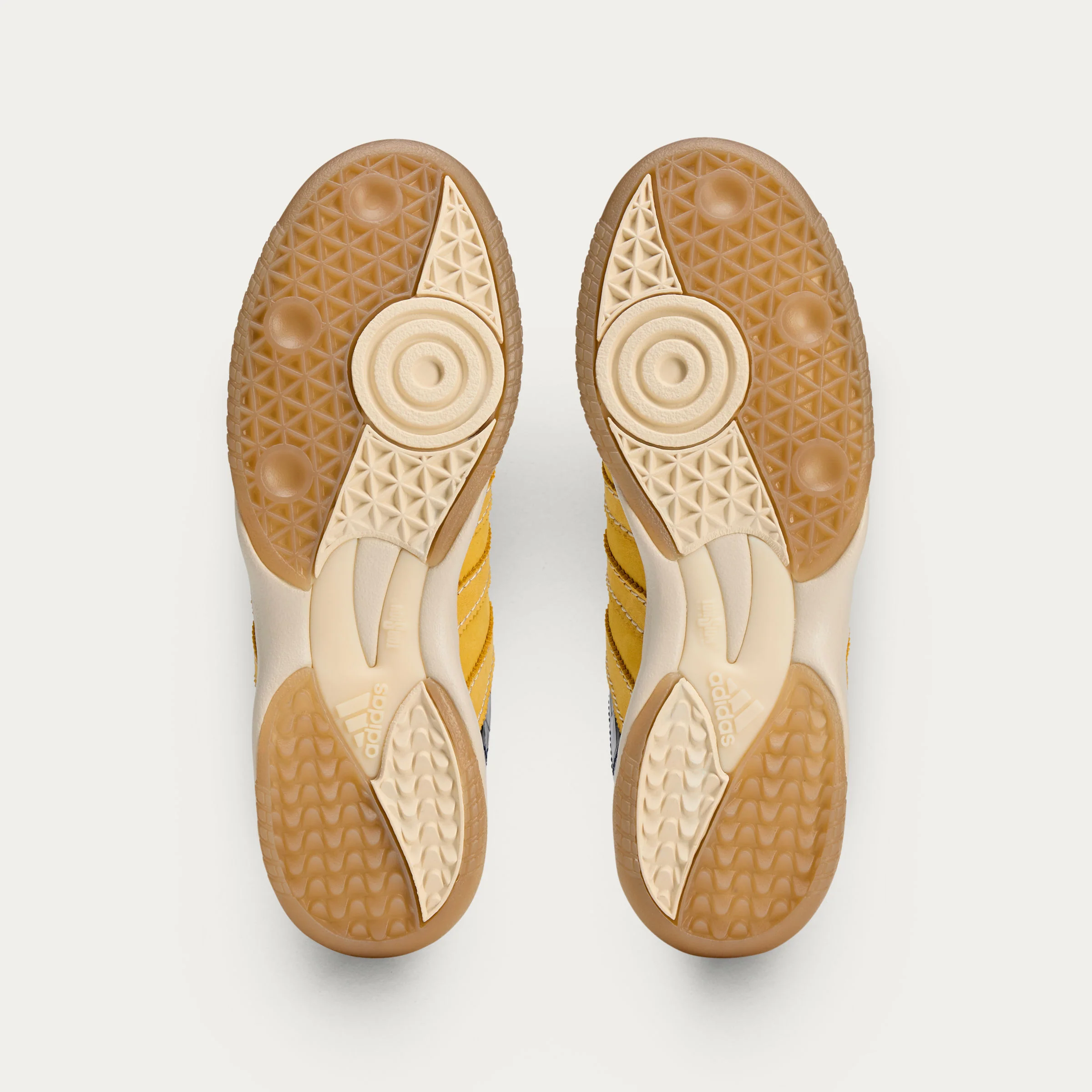 adidas x Wales Bonner Millennium Samba Sneakers - St Fade Gold / St Fade Gold / Collegiate Navy - Image 6