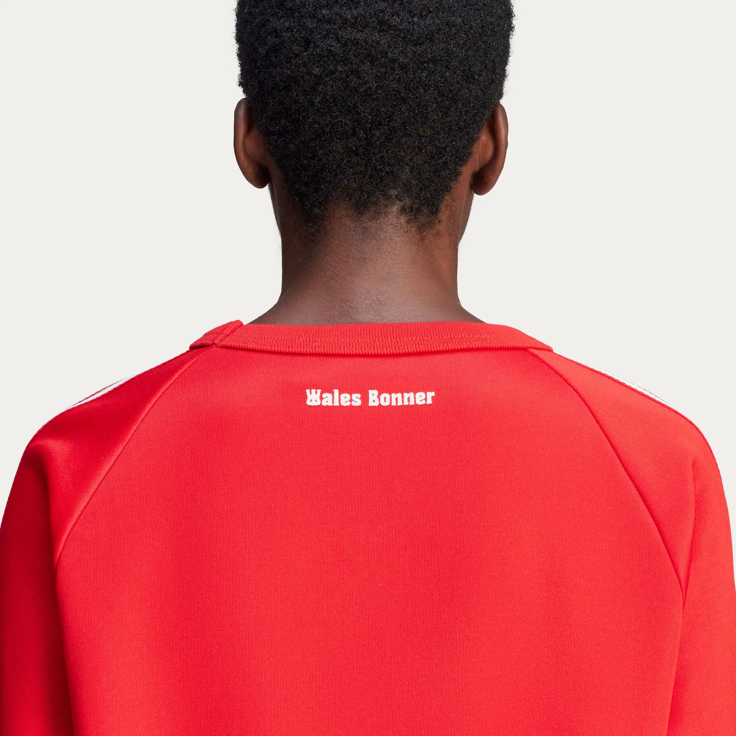 adidas x Wales Bonner Nylon Crew Jersey - Better Scarlet - Image 3