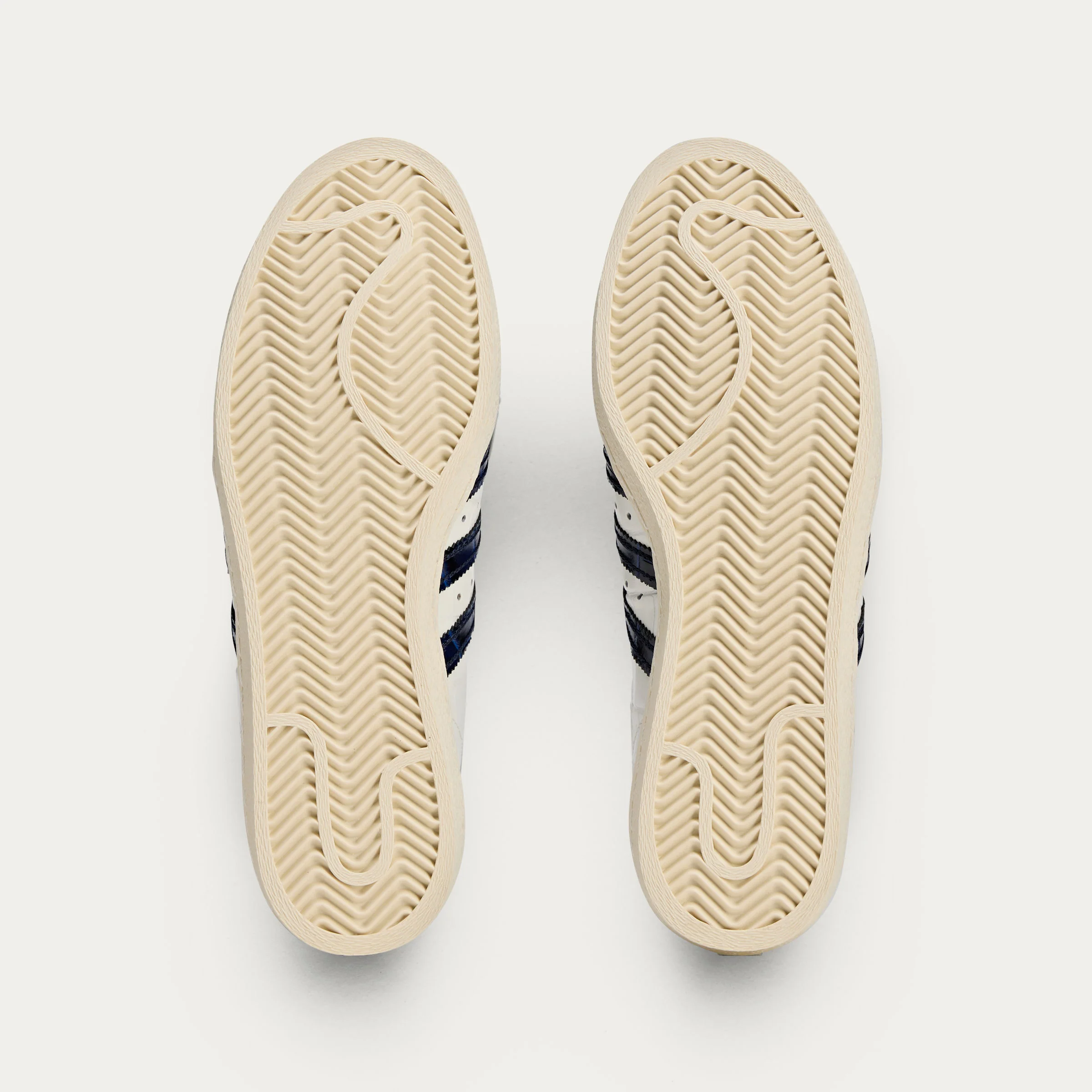 adidas x Wales Bonner Superstar Sneakers - Wonder White / Collegiate Navy / Night Red - Image 7