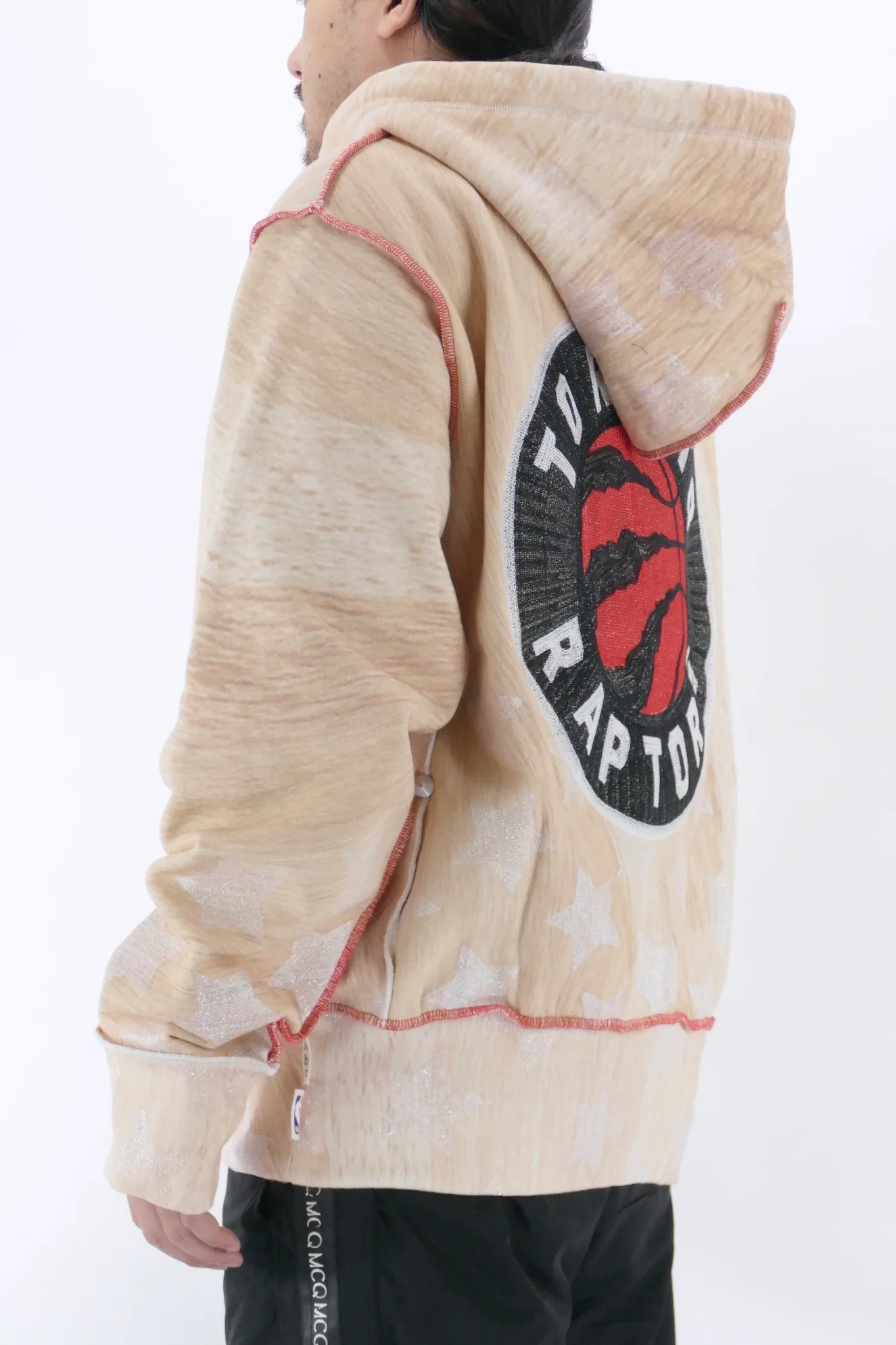 Advisory Board Crystals NBA Toronto Raptors Hoodie - Beige - Image 3