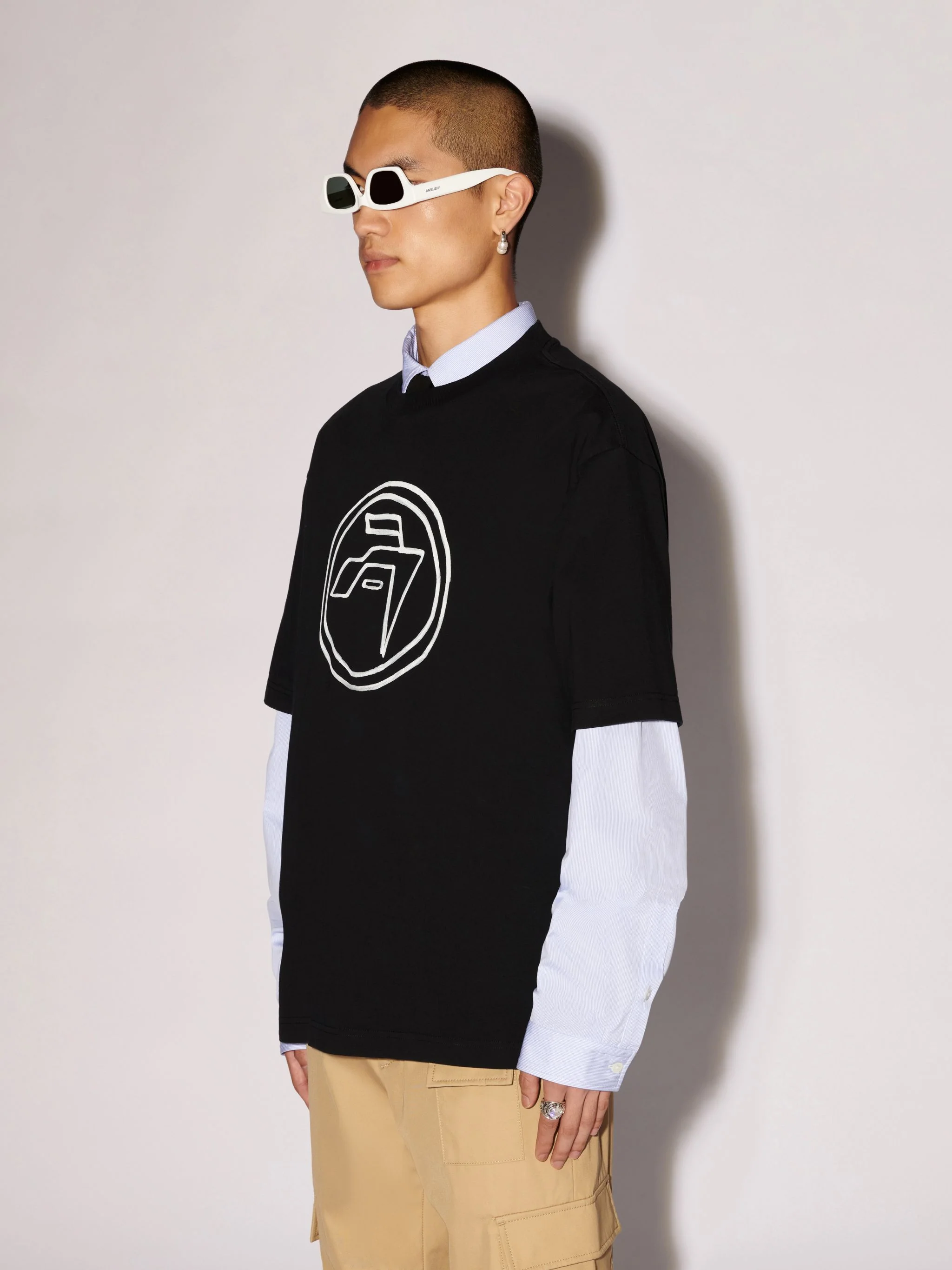 AMBUSH Hand Drawn Amblem T-Shirt - Black - Image 4