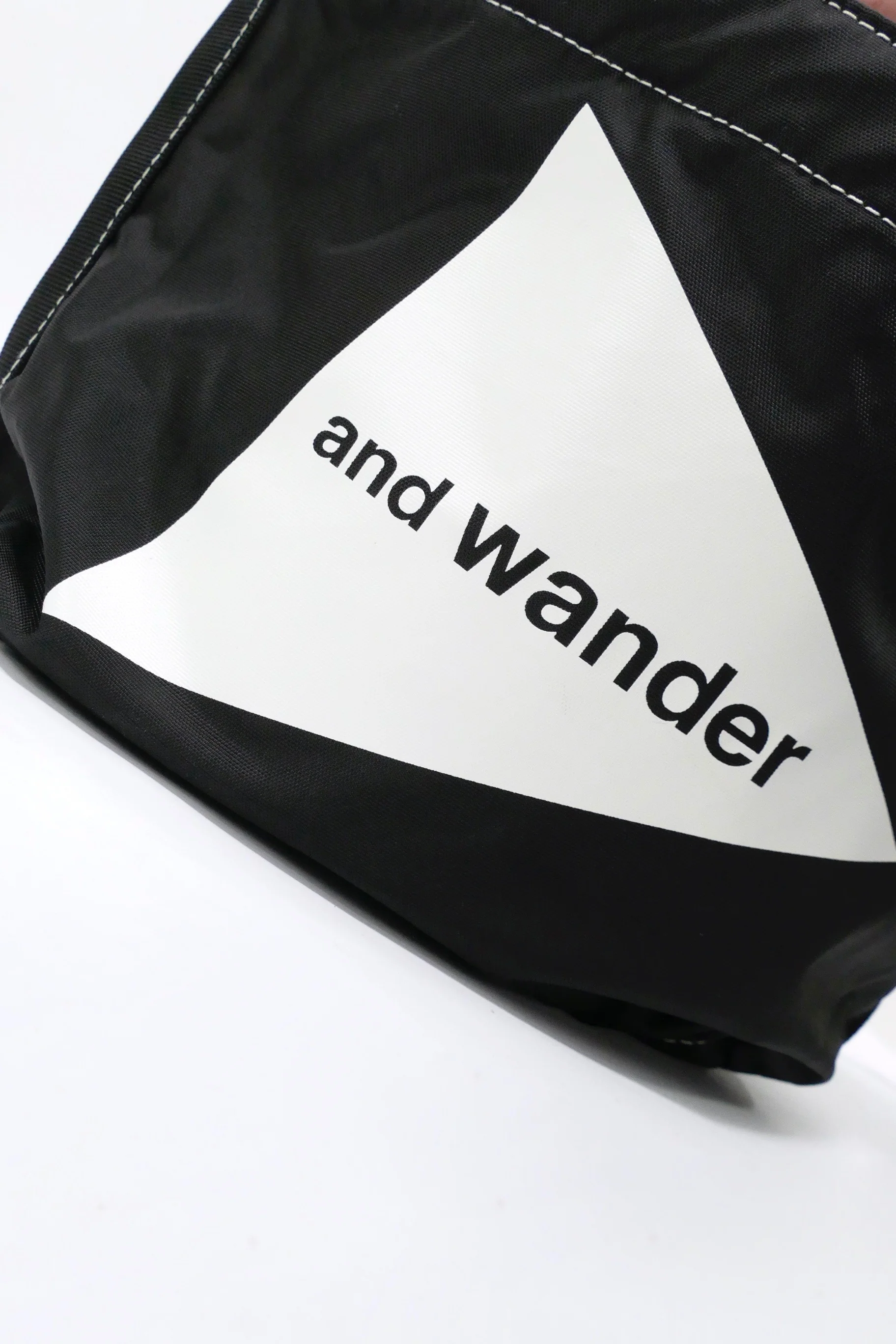 and Wander Cordura Small Logo Tote - Black - Image 4