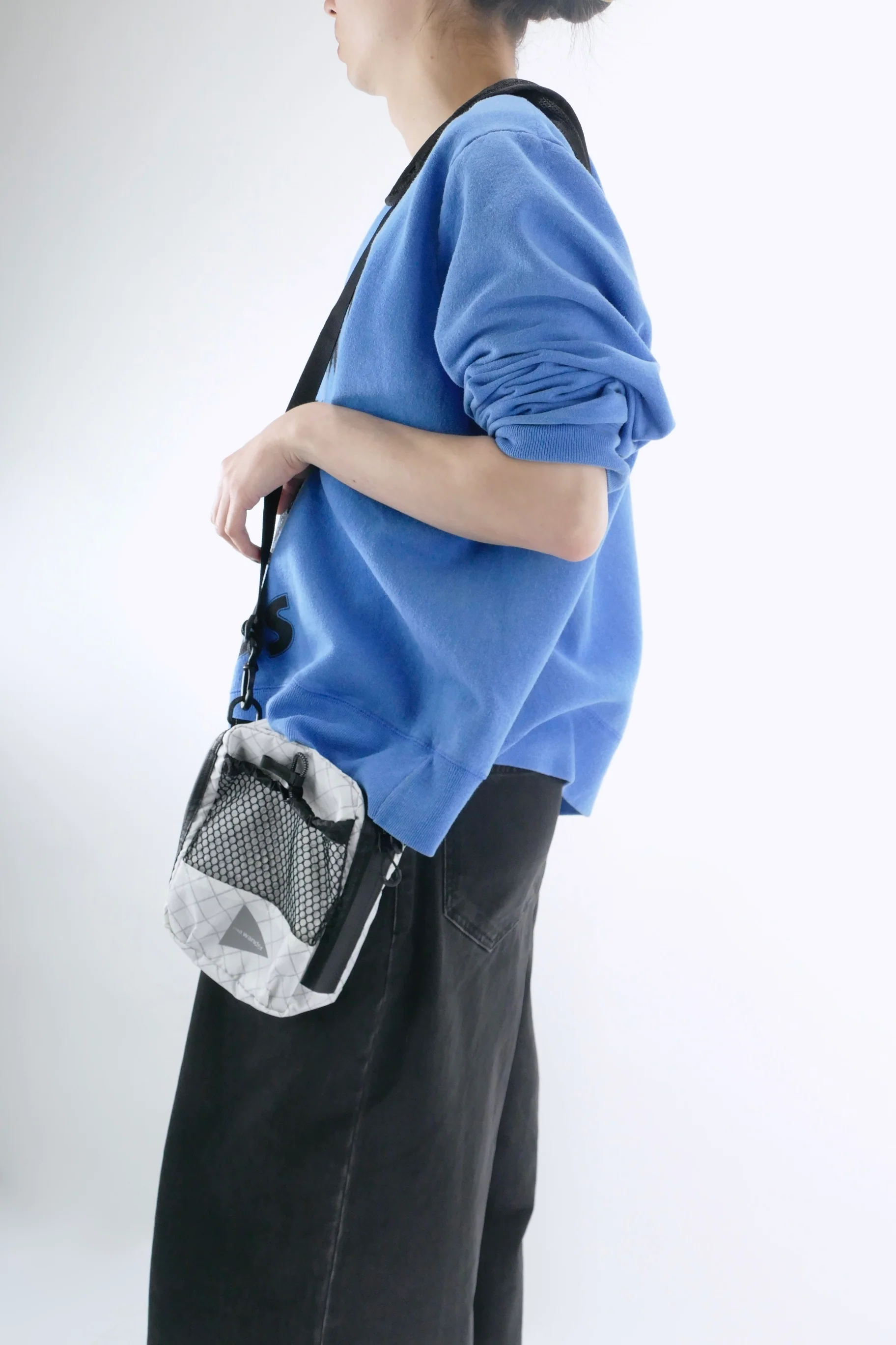and Wander ECOPAK Shoulder Pouch Bag - Off White - Image 4