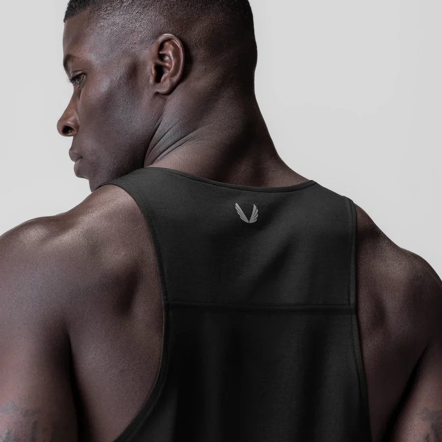 ASRV 3D-Lite® 2.0 Lycra® Singlet Tank - Black - Image 4