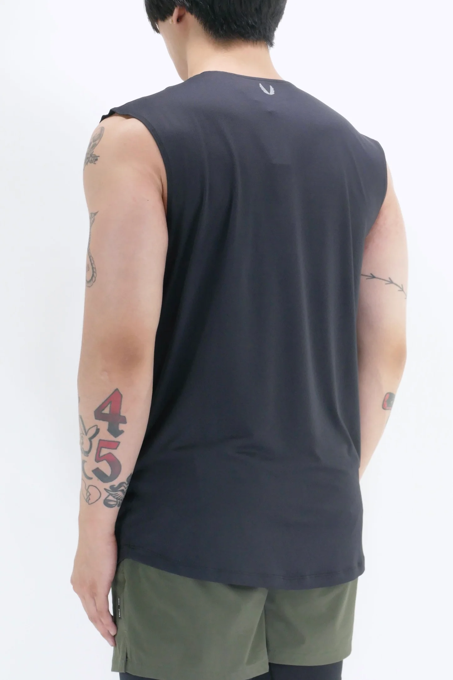 ASRV Aerosilver® Cutoff "OTWR" Tank - Black - Image 3