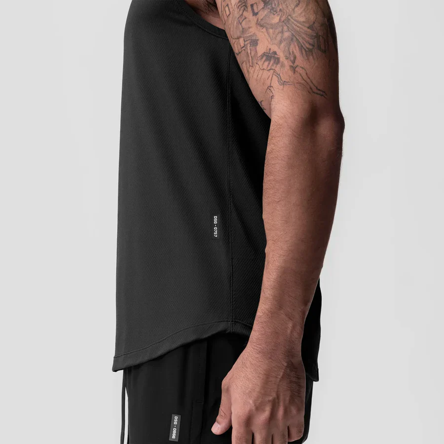ASRV AeroSilver® Cutoff Tank - Black - Image 3