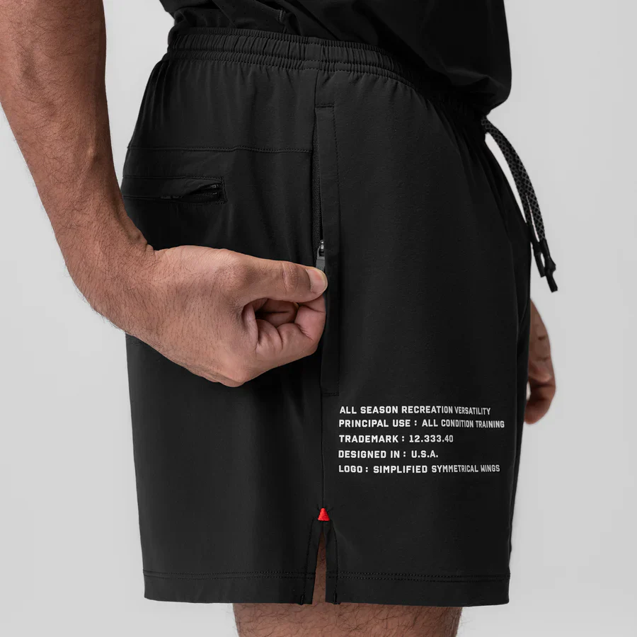 ASRV Aerotex 5" Training Short - Black - Image 3