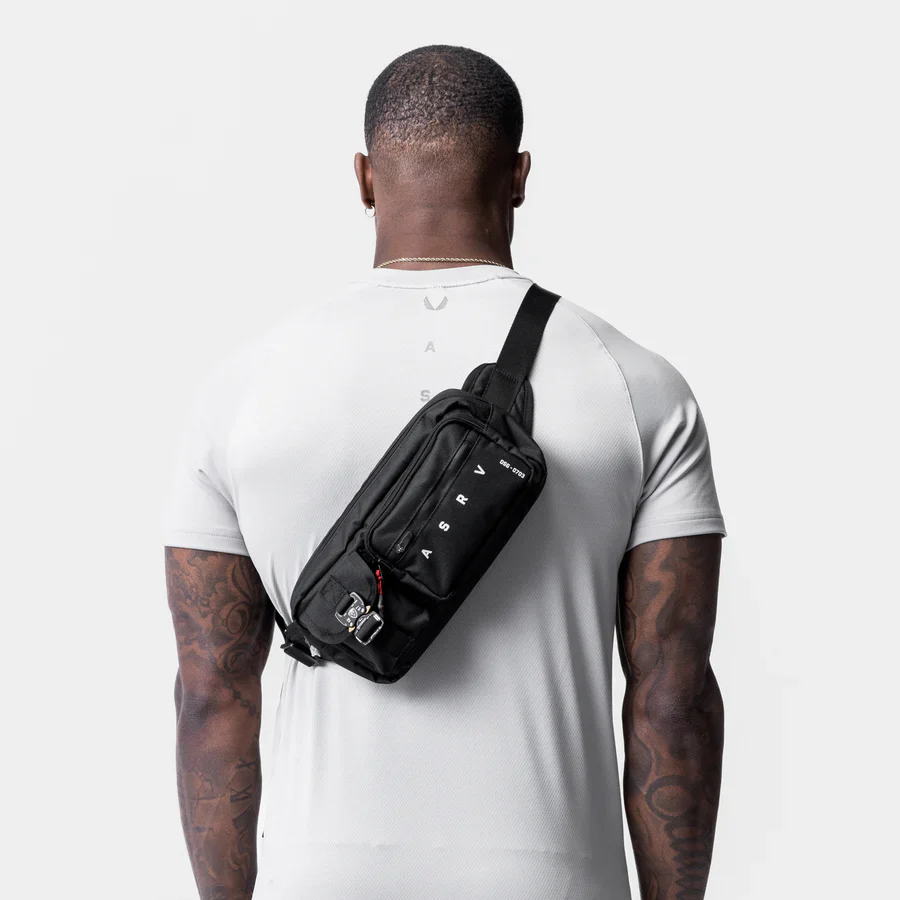 ASRV Cordura® Tech Crossbody Pack Bag - Black - Image 2