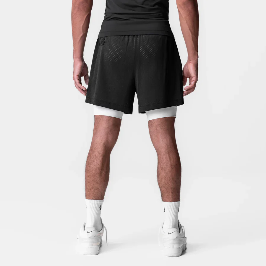 ASRV Ion-Mesh 5" Liner Shorts - Black - Image 2