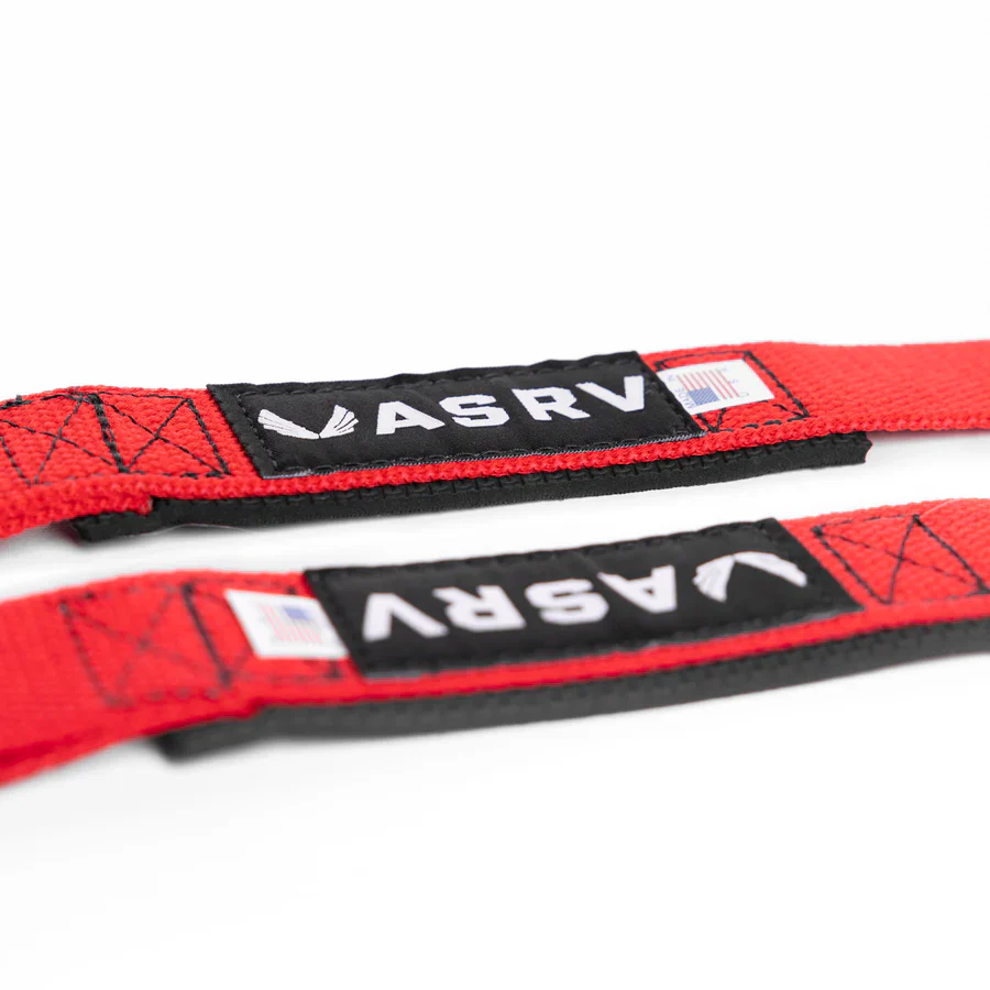 ASRV Lifting Padded Straps - Red - Image 3