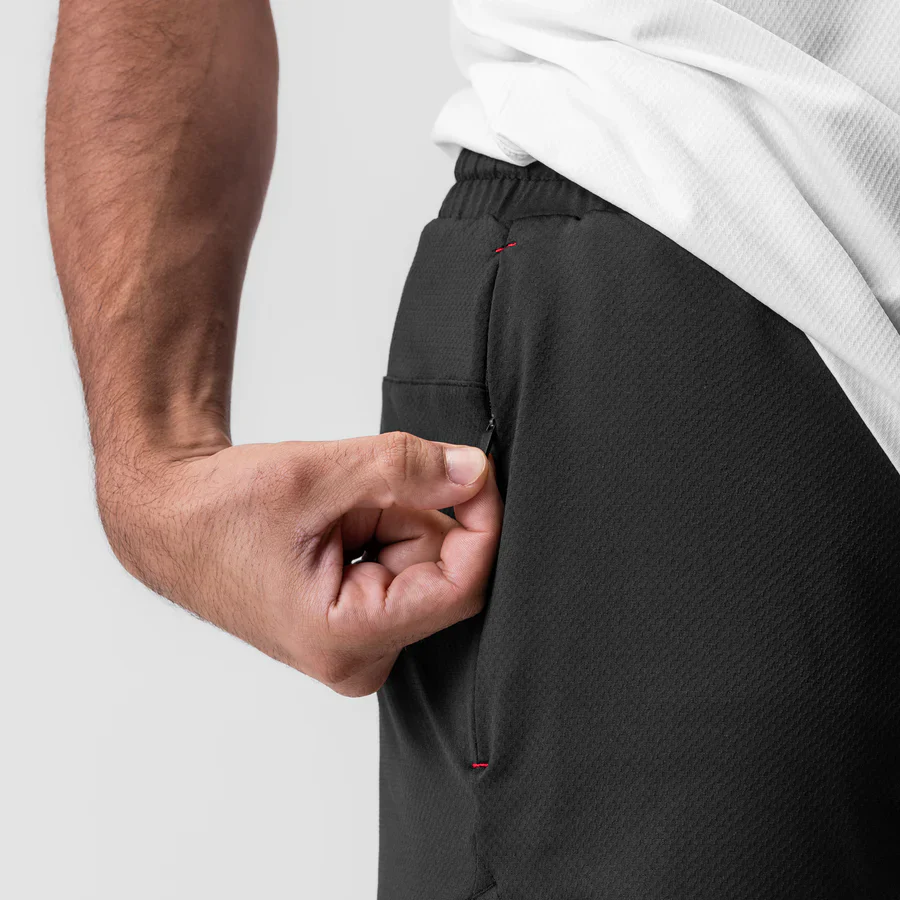 ASRV Linerless Shorts - Black "Bracket" - Image 3