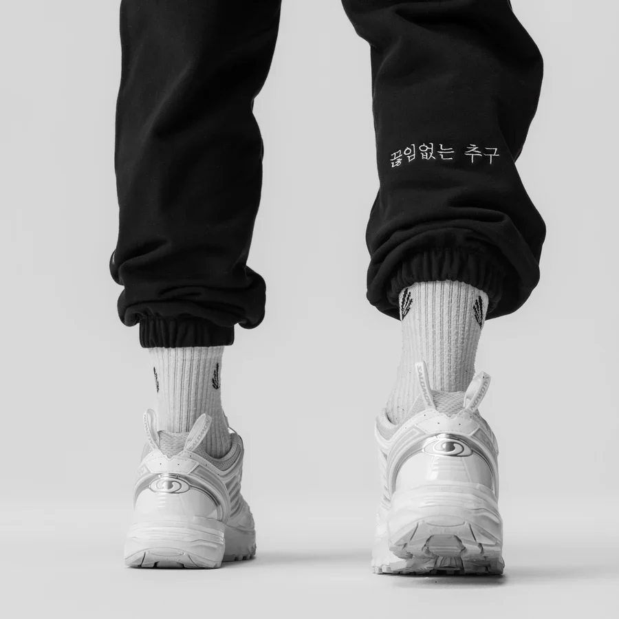 ASRV Oversized Tech-Terry™ Emblem Sweatpants - Black - Image 3