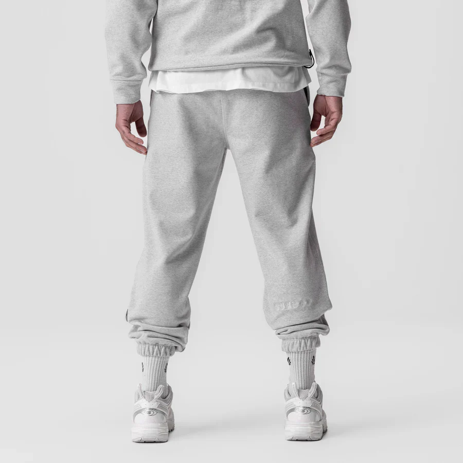 ASRV Oversized Tech-Terry™ Patch Sweatpants - Heather Grey - Image 2