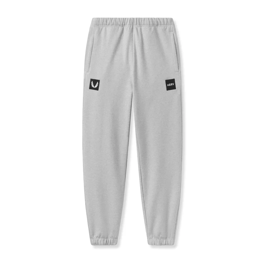 ASRV Oversized Tech-Terry™ Patch Sweatpants - Heather Grey - Image 4