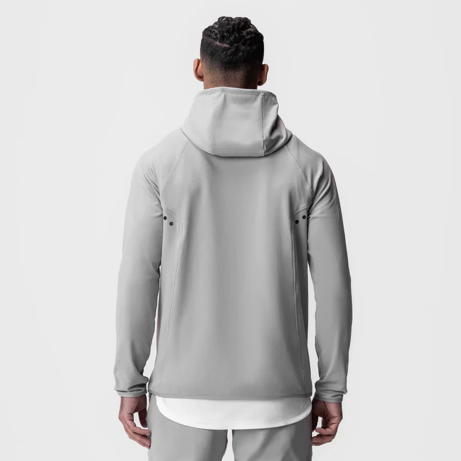 ASRV Performance Fleece Zip Hoodie - Slate Grey - Image 2