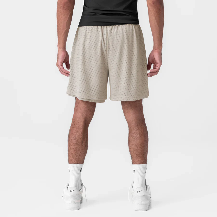 ASRV Reversible 2in1 Shorts - Chai - Image 3