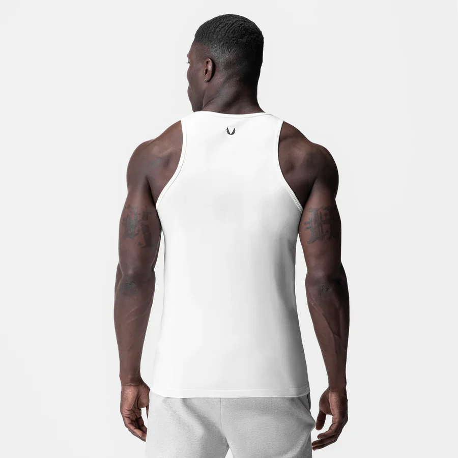 ASRV Supima Essential Slim Tank - White - Image 2