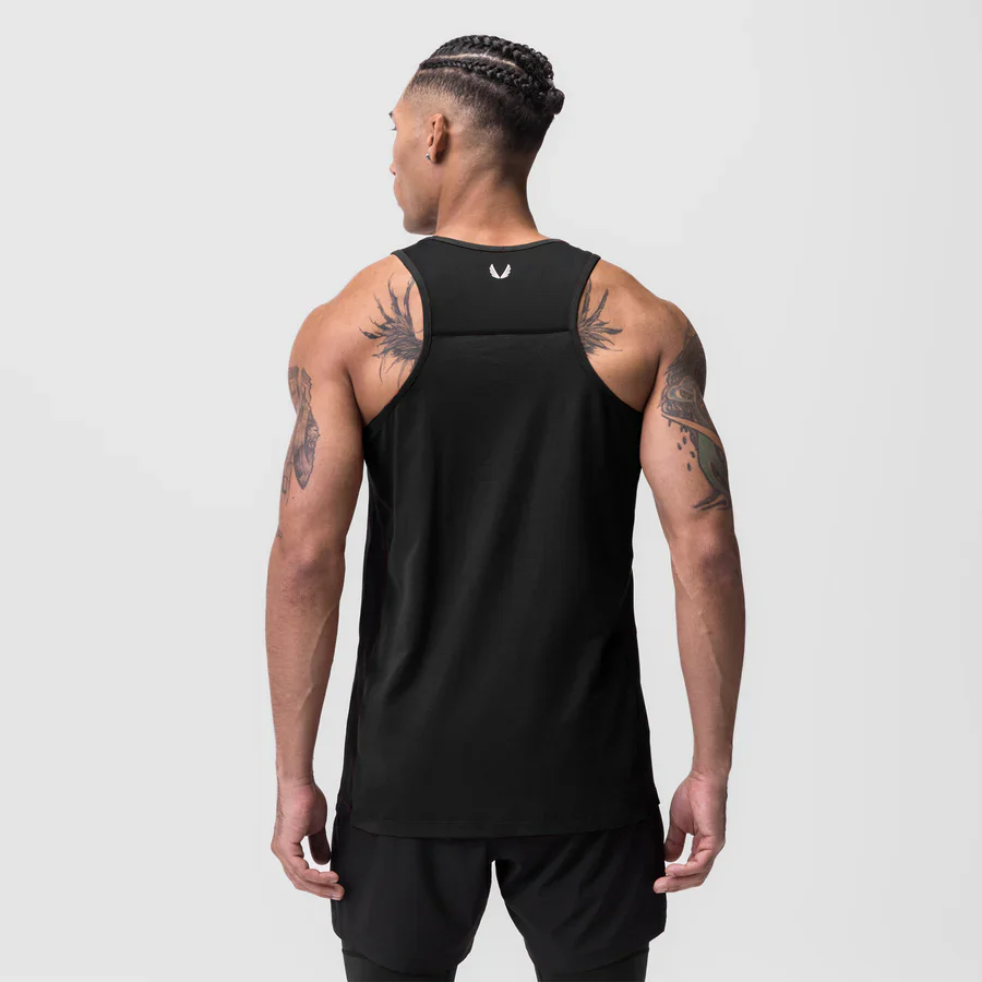 ASRV Supima® Panel Training Tank - Black - Image 2