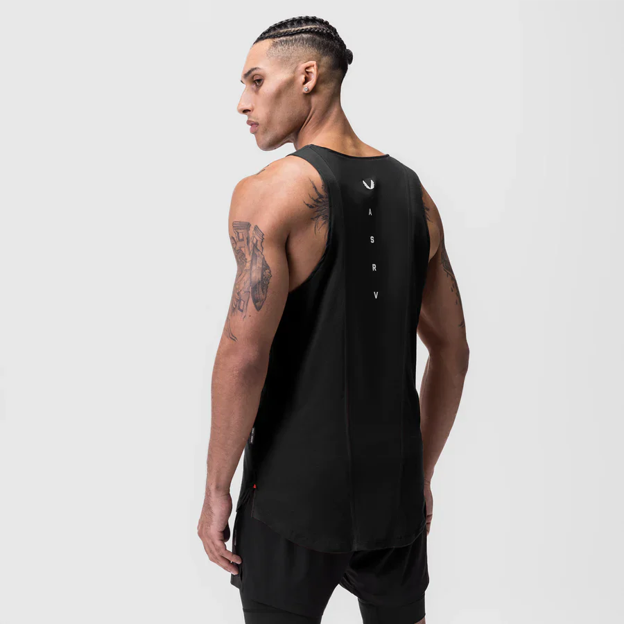 ASRV Supima® Vented Tank - Black - Image 2