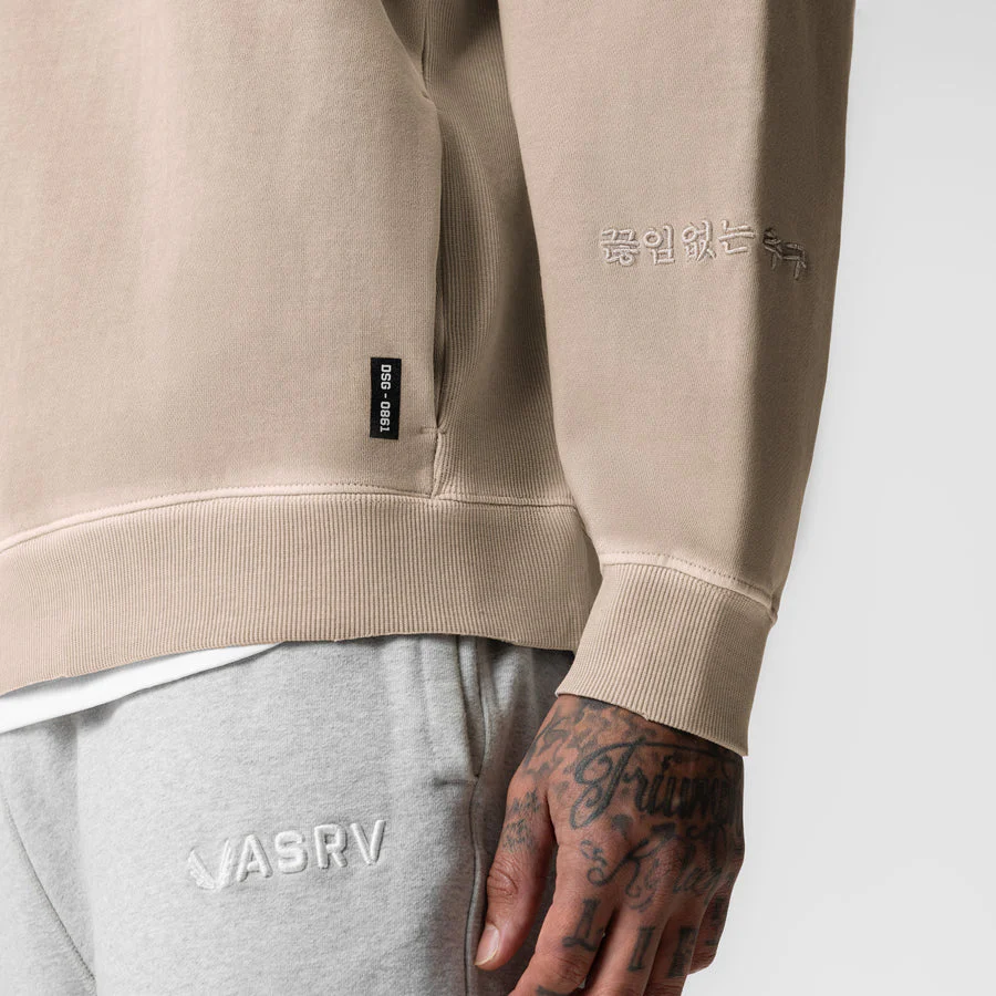 ASRV Tech Essential Distressed Crewneck - Chai - Image 4