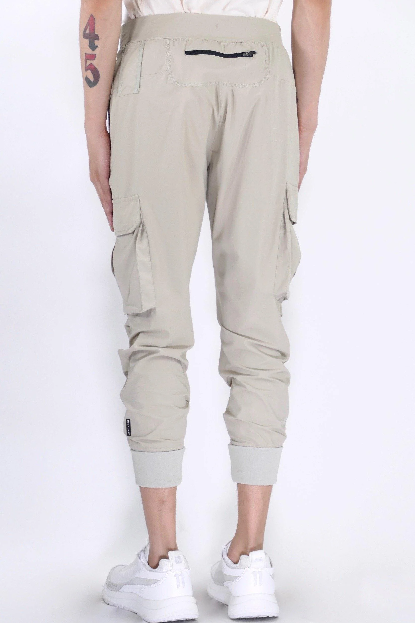 ASRV Tetra-Lite® Cargo High Rib Jogger - Sand Smoke - Image 4