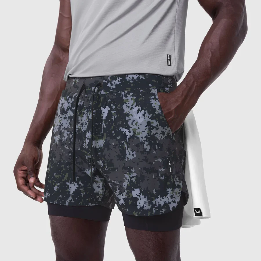 ASRV TETRA-LITE® 5" Liner Wings Shorts - Pixel Camo - Image 2