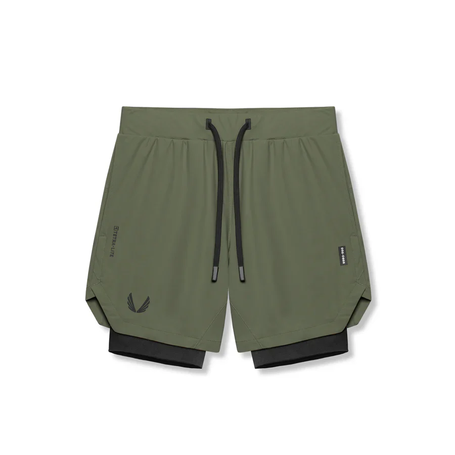 ASRV TETRA-LITE® 7" Liner Wings Shorts - Olive - Image 2