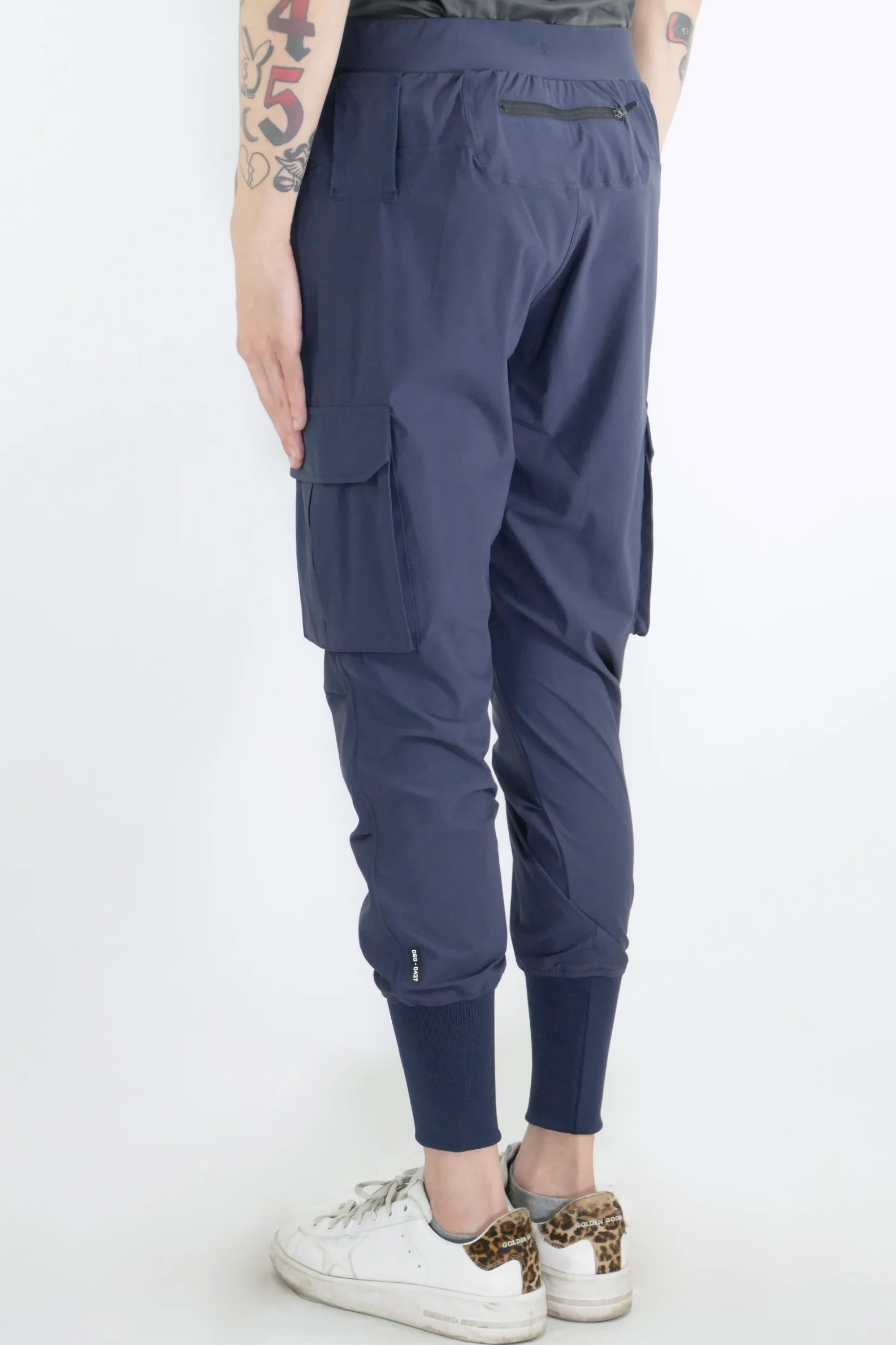 ASRV Tetra-Lite® Cargo High Rib Jogger - Navy - Image 3