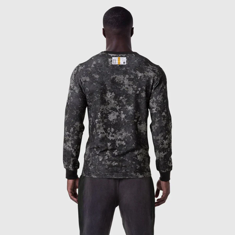 ASRV Waffle Knit L/S Tee - Pixel Camo - Image 2