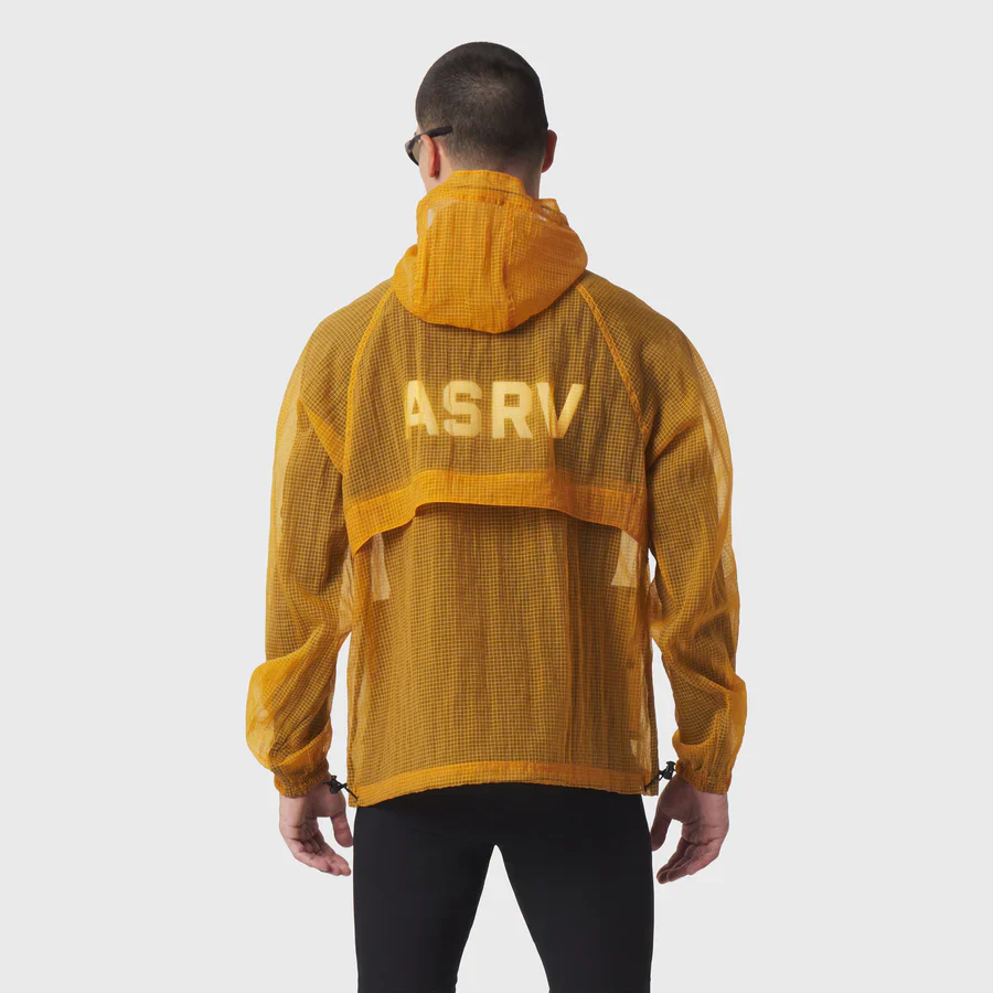 ASRV Weather Ready Transparent Ripstop Shell Jacket - Amber - Image 2