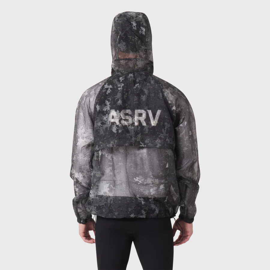 ASRV Weather Ready Transparent Ripstop Shell Jacket - Pixel Camo - Image 2