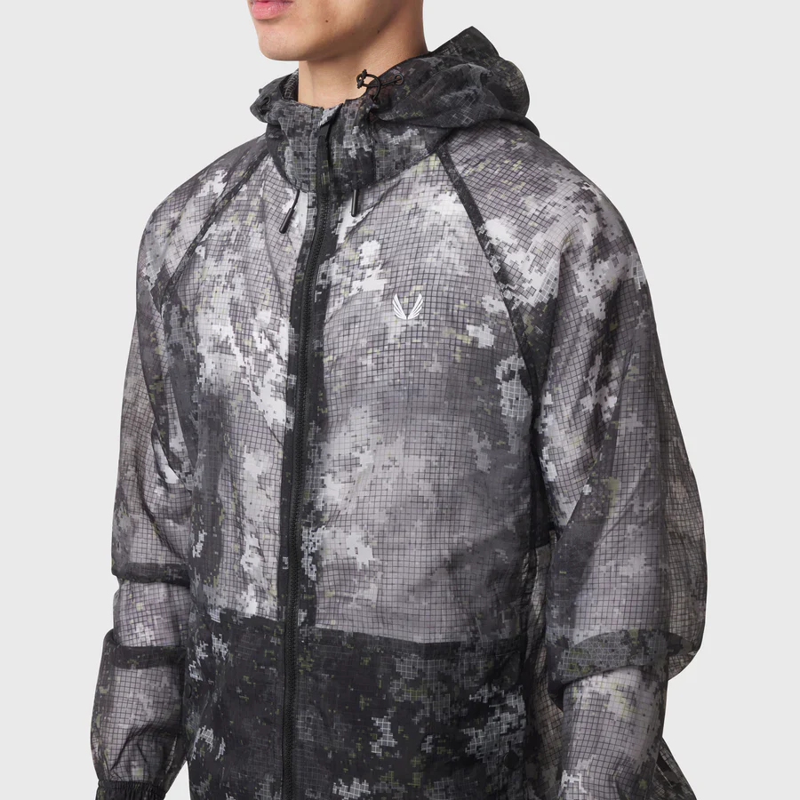 ASRV Weather Ready Transparent Ripstop Shell Jacket - Pixel Camo - Image 4