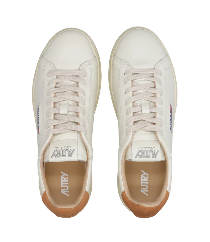 Autry Dallas Low MR15 Sneakers - White/Tan - Image 4