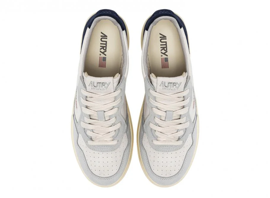 Autry Medalist Low TS03 Sneakers - Grey/Blue - Image 3