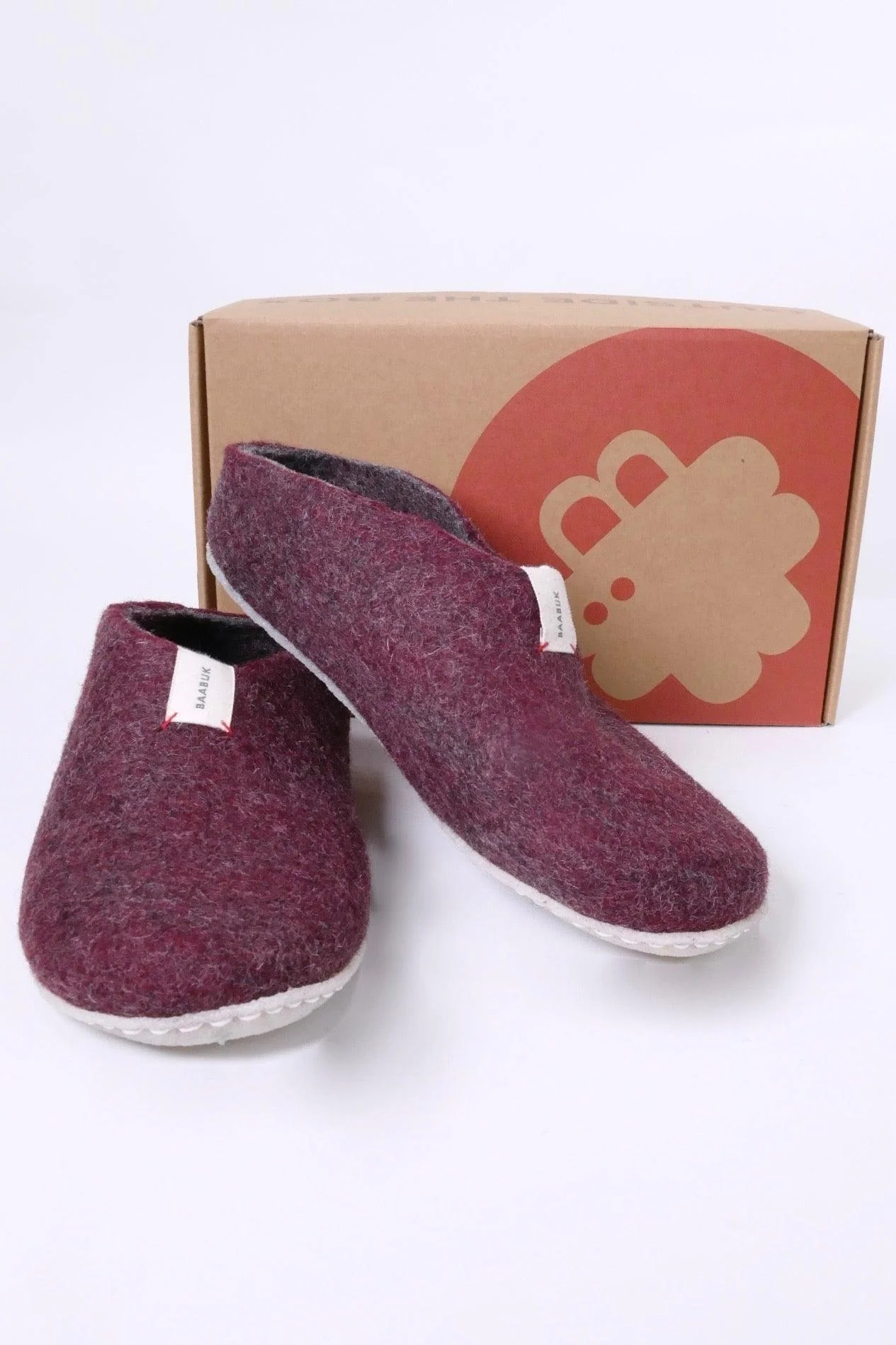 BAABUK Mel Slippers - Bordeaux - Image 6