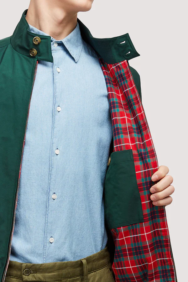 Baracuta Mens Wind Jacket G9 - Racing Green - Image 4