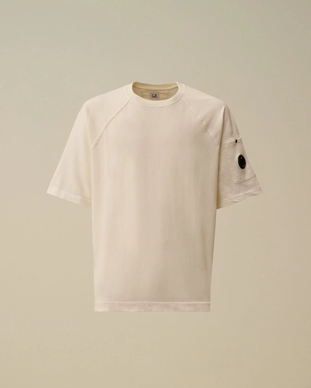 C.P. Company 034A Sweatshirt Tee - Gauze White - Image 4