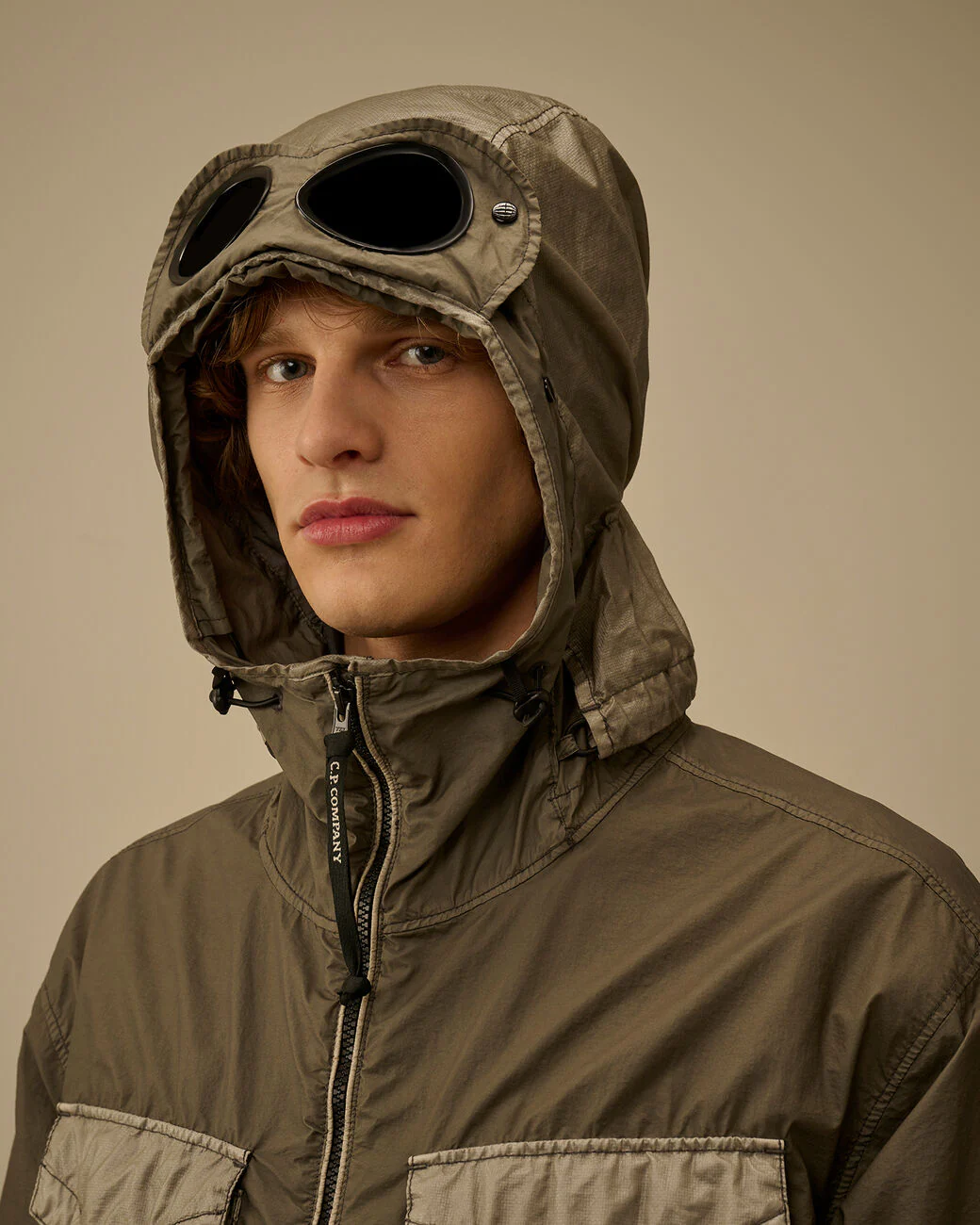 C.P. Company 190A BI-TM Goggle Jacket - Gunmetal - Image 6