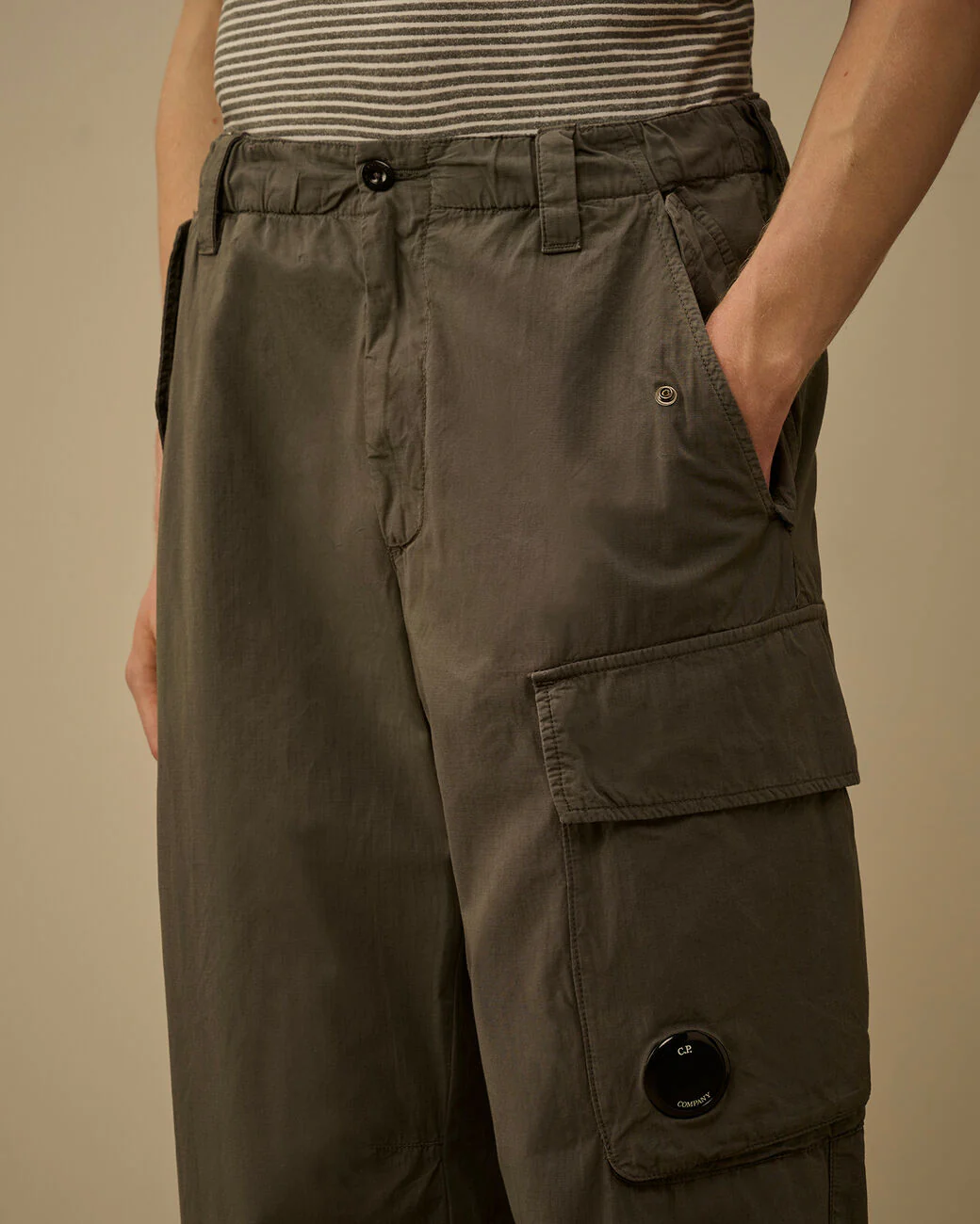 C.P. Company 248A Cargo Rip-Stop Pants - Gunmetal - Image 4