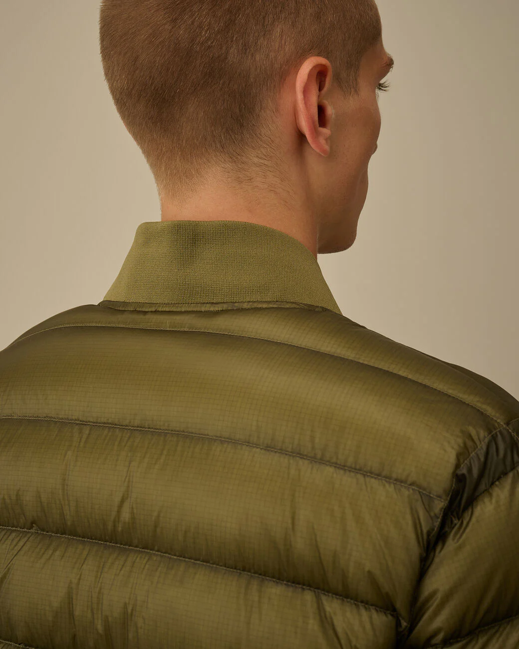 C.P. Company Mens Down Bomber 001A DD-Shell - Green - Image 5