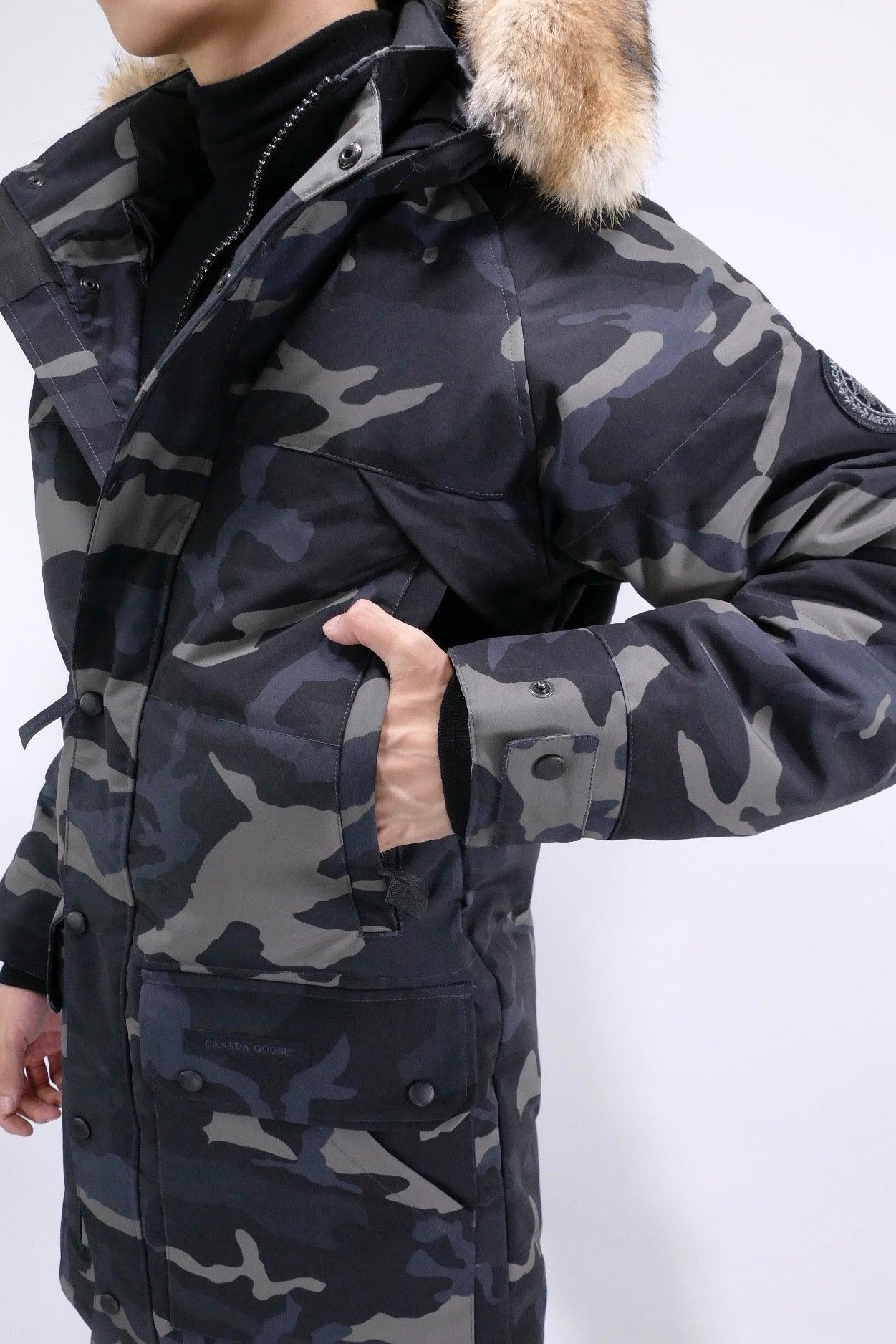 Canada Goose Mens Down *Parka Emory Black Label - Black Classic Camo Print - Image 5