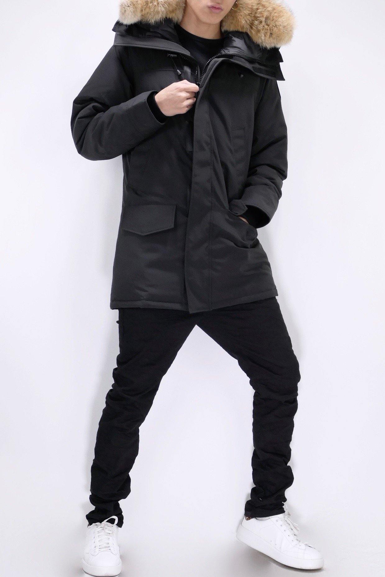 Canada Goose Mens *Parka Langford Black Label - Black - Image 4